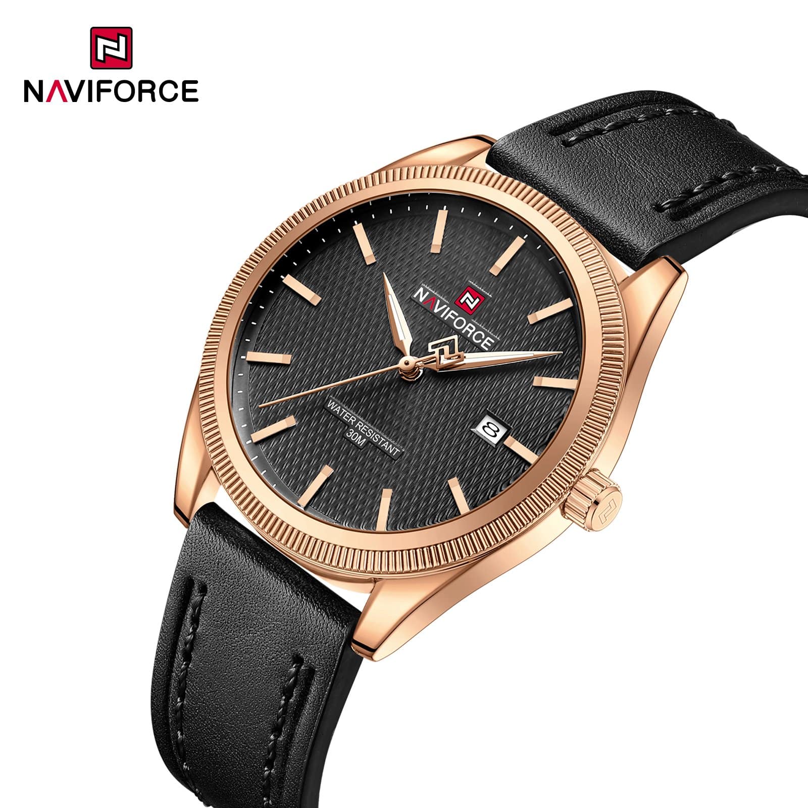 Naviforce NF9276L Formal Leather Watch main image