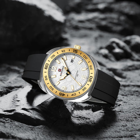 Naviforce NF-7132 Textured Dial Sport Watch image 3