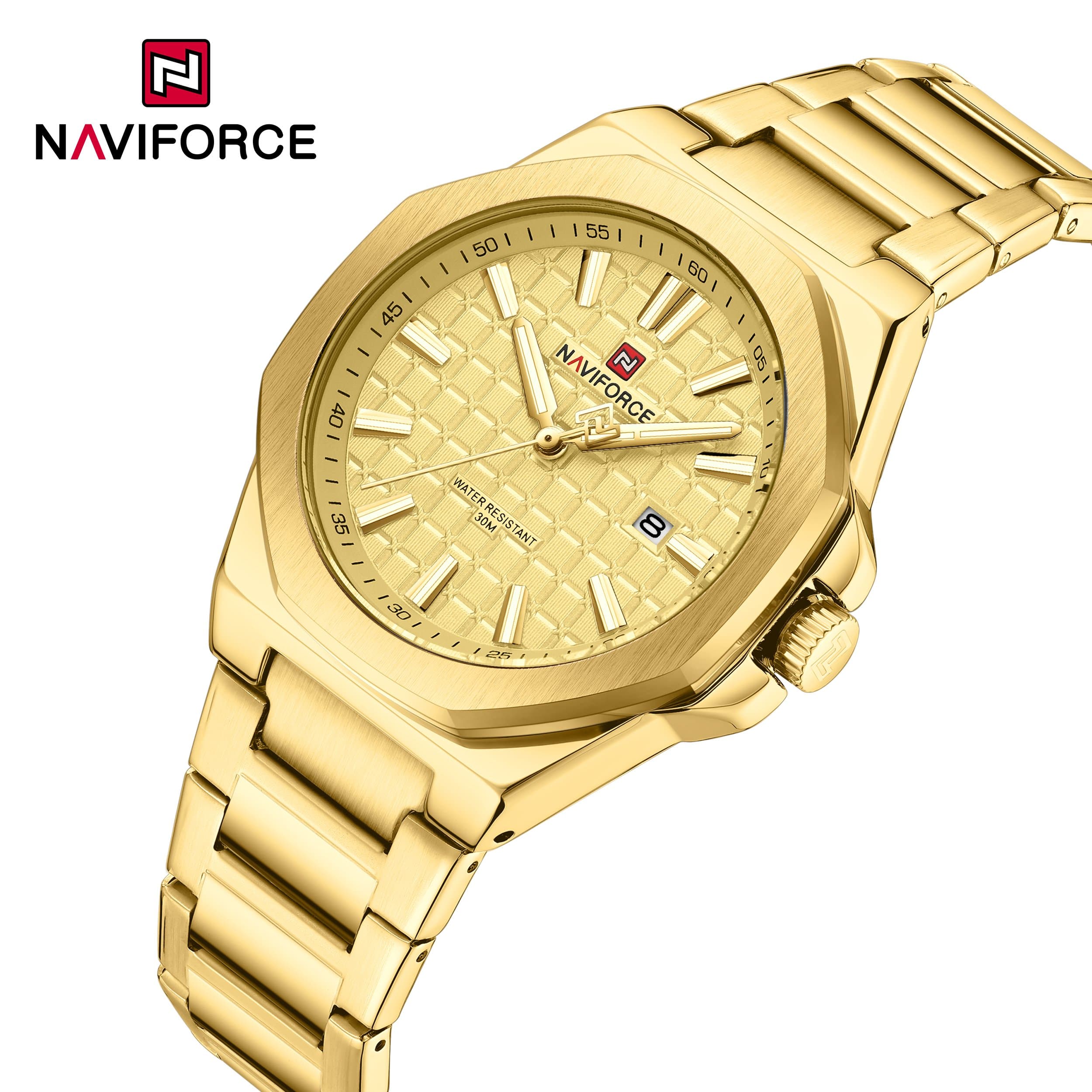 Naviforce NF 9258 - Signature Textured Date main image