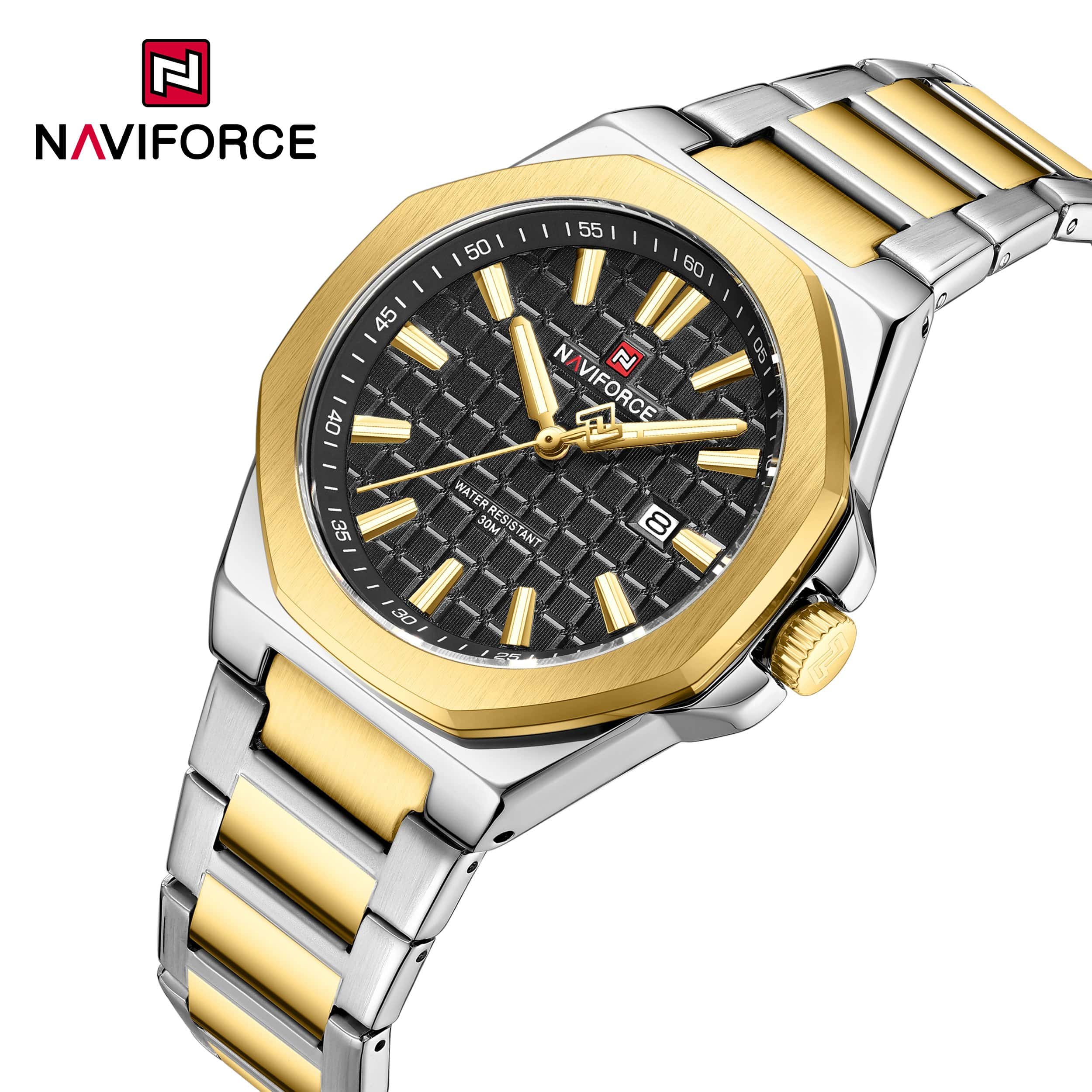 Naviforce NF 9258 - Signature Textured Date main image