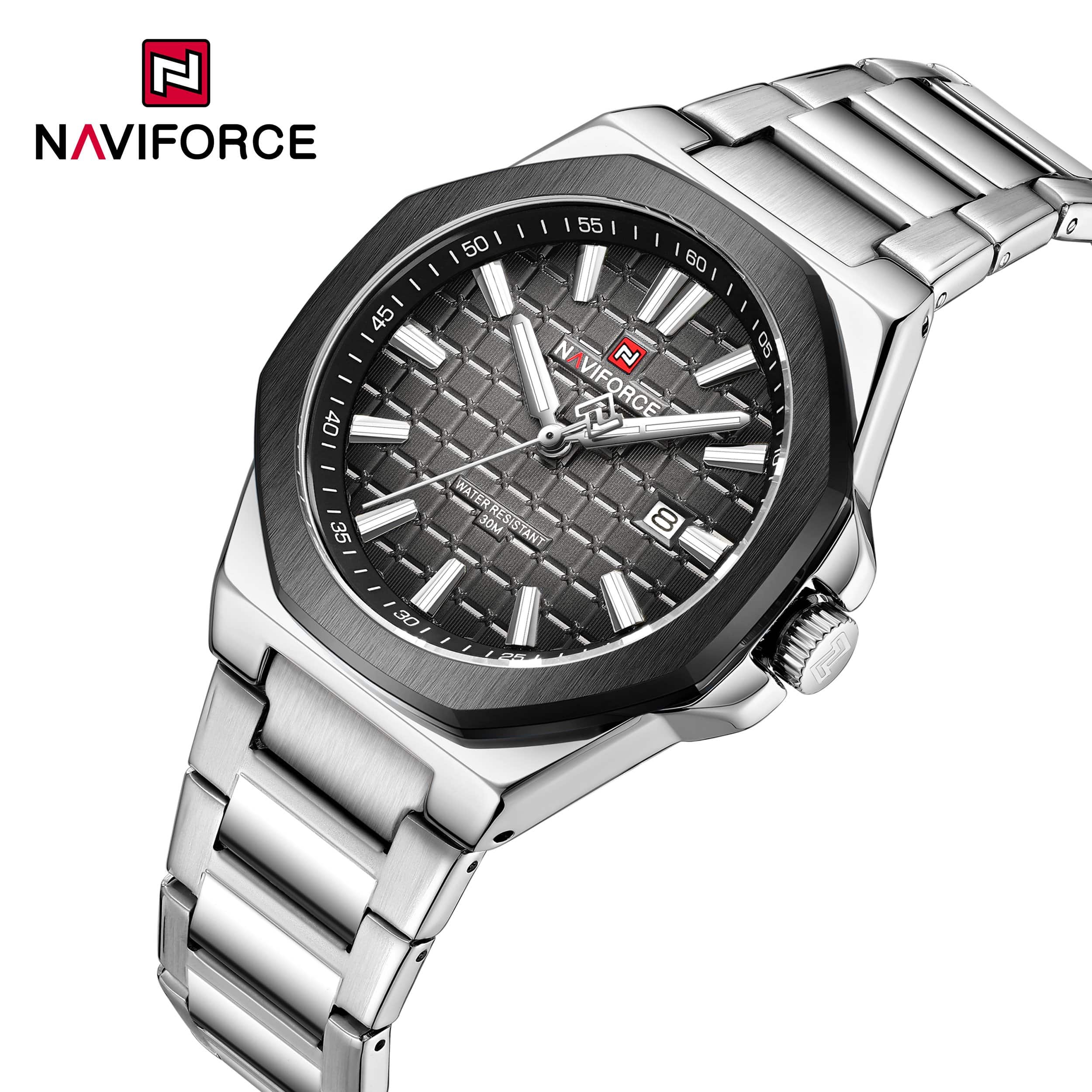 Naviforce NF 9258 - Signature Textured Date main image