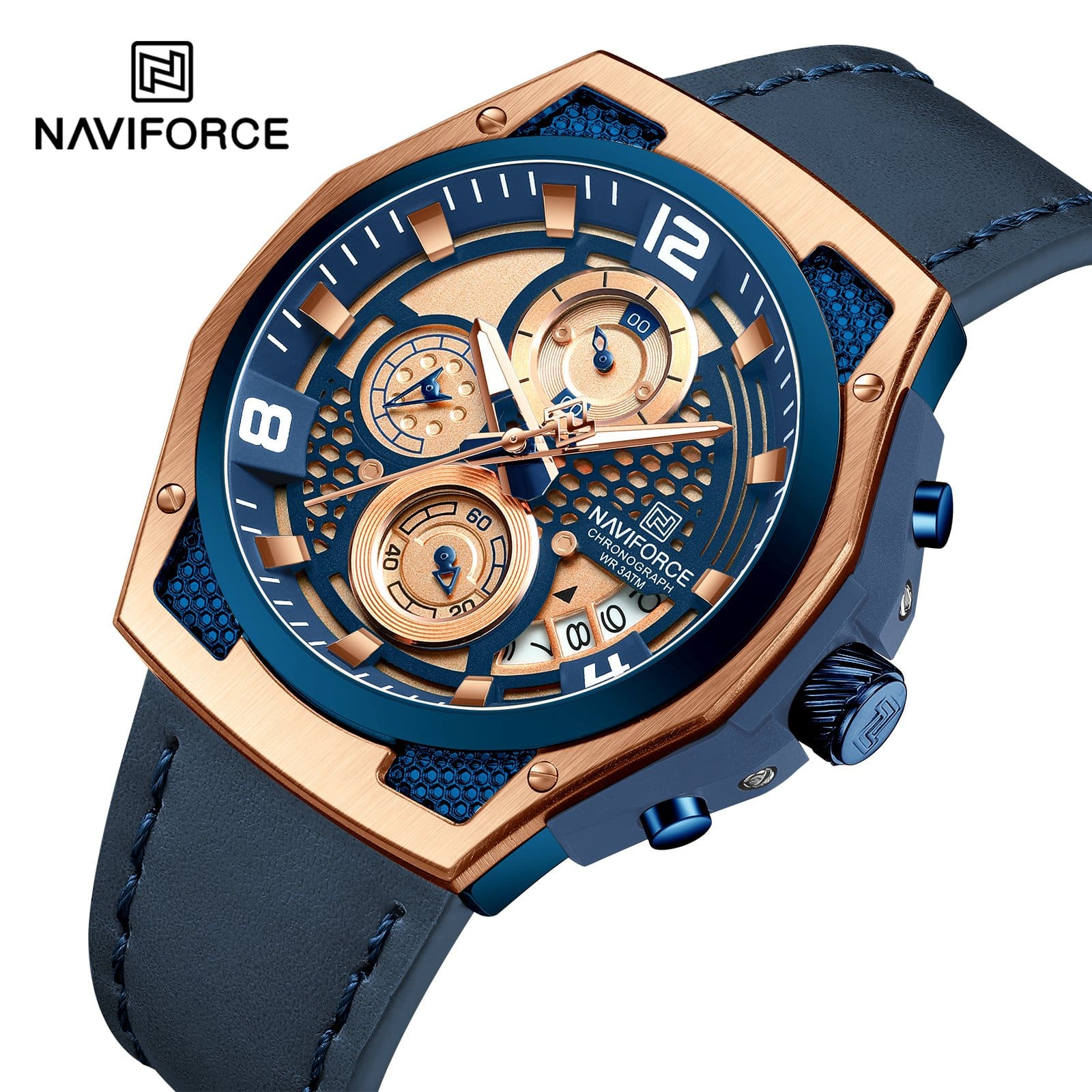 Naviforce NF8051 LeatherX Watch main image