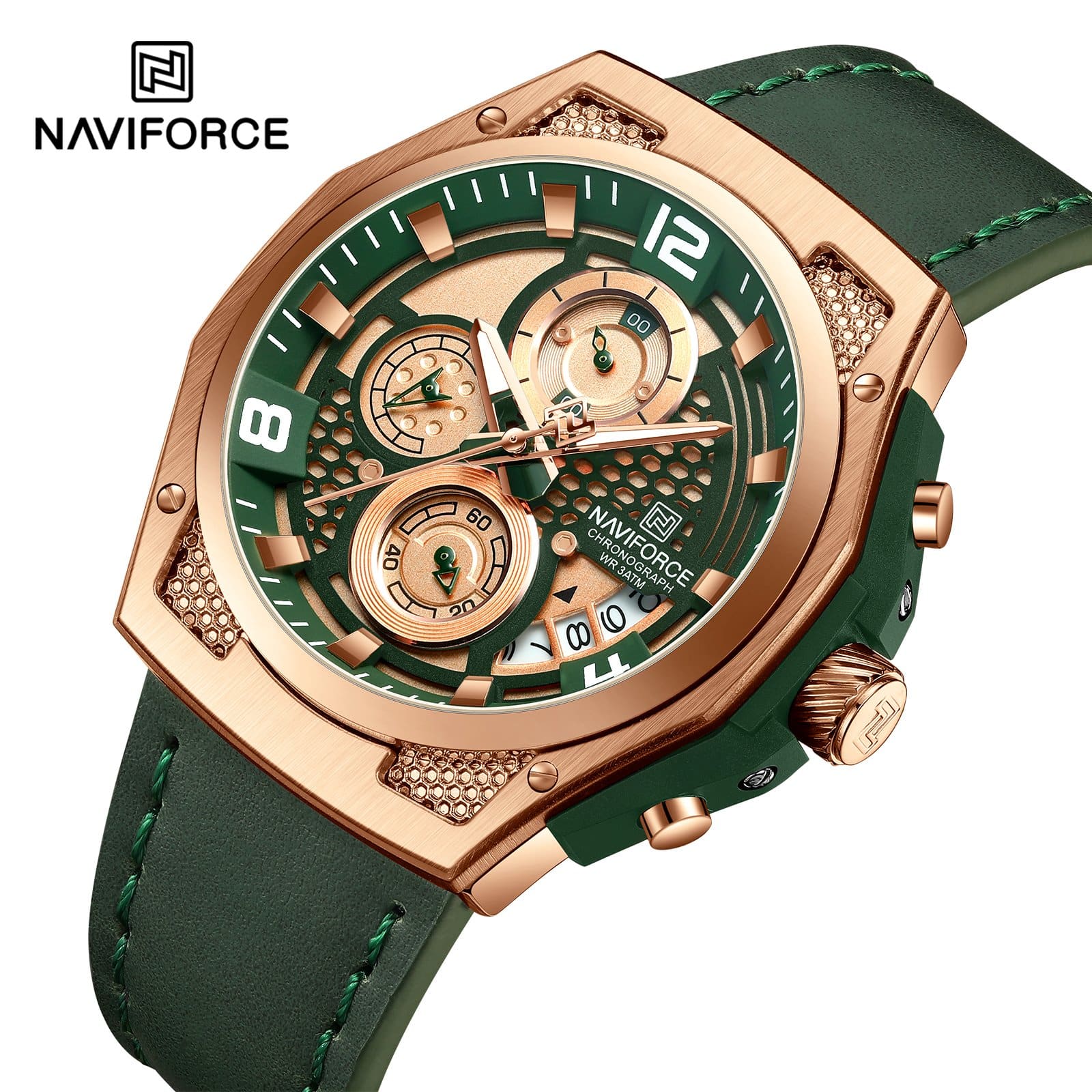 Naviforce NF8051 LeatherX Watch main image