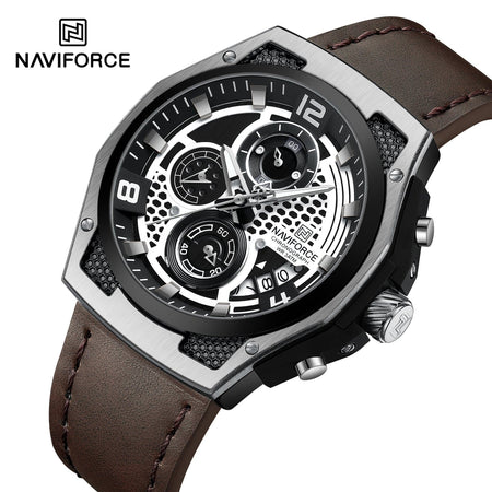 Naviforce NF8051 LeatherX Watch main image