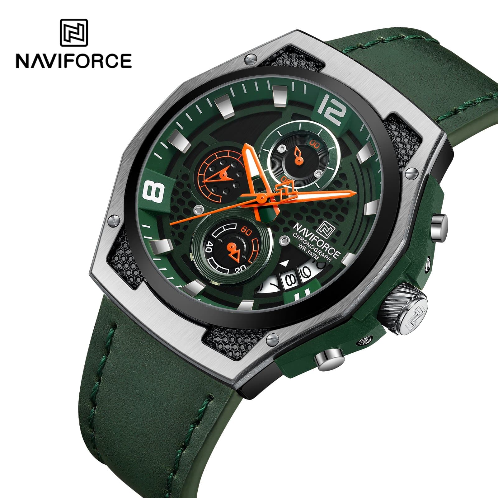 Naviforce NF8051 LeatherX Watch main image