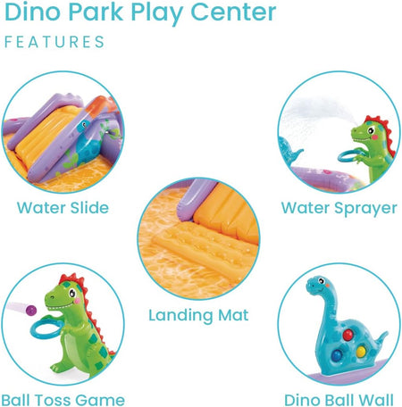 INTEX Dino Park Play Center Pool  ( 79" x 62" x 27" ) - 56139