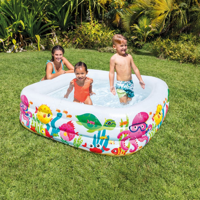 Intex Clear View Aquarium Pool ( 62.5 L X 62.5 W X 19.5 H ) Inches - 57471