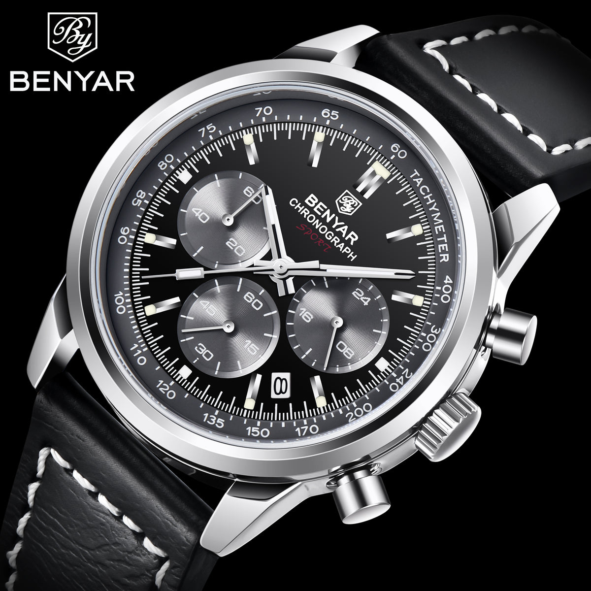 Benyar BY-5188 Chronograph Speed Timer Watch Main Image