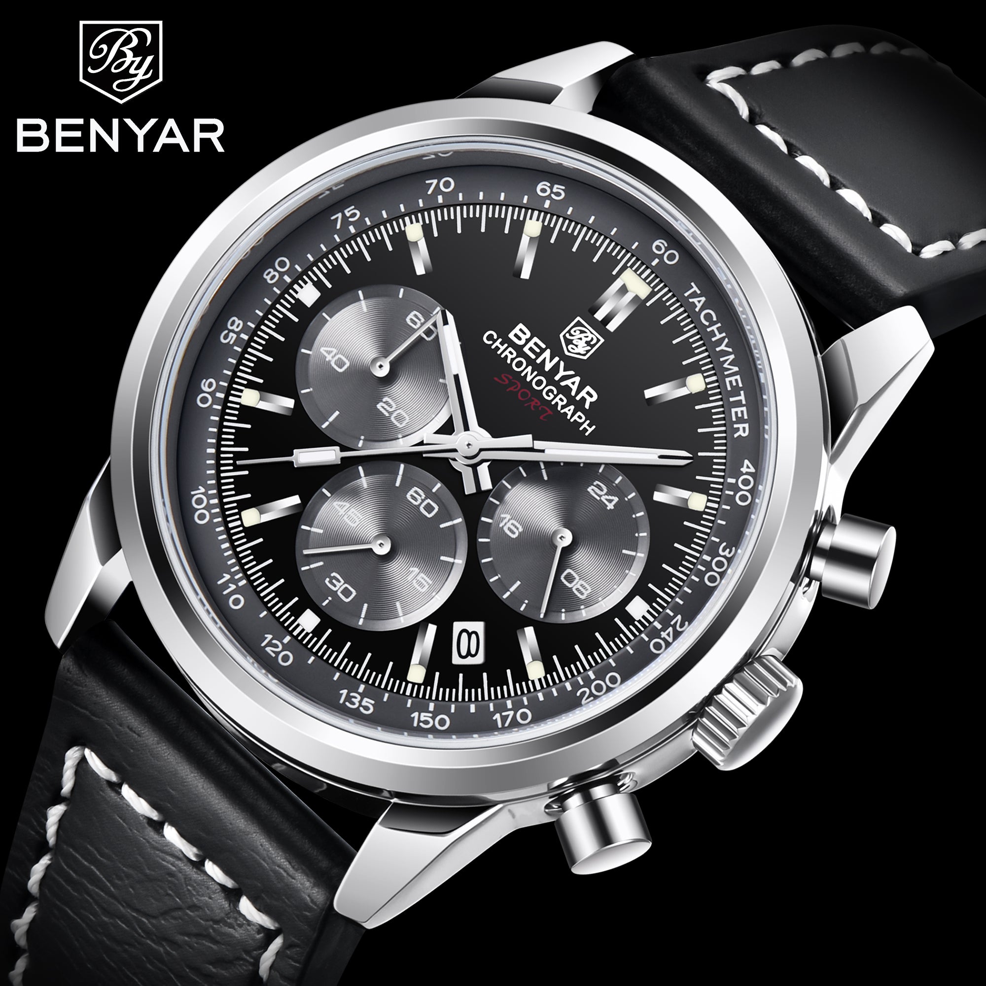 Benyar BY-5188 Chronograph Speed Timer Watch main image