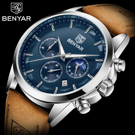 Benyar BY-5160 Moonphase Chronograph Watch main image