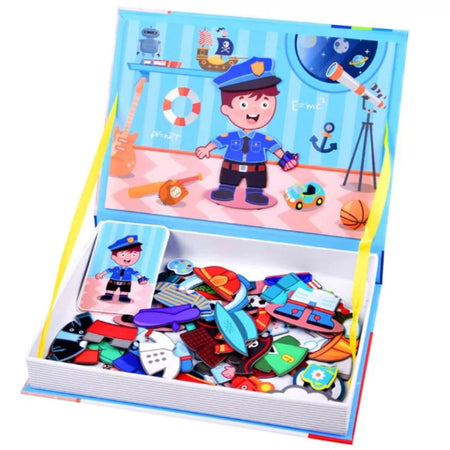 Magnetic Boy’s Costume Puzzle Book – 59 pieces