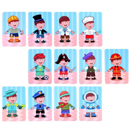 Magnetic Boy’s Costume Puzzle Book – 59 pieces