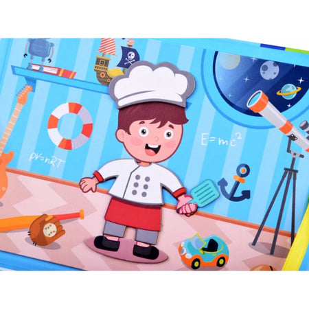 Magnetic Boy’s Costume Puzzle Book – 59 pieces