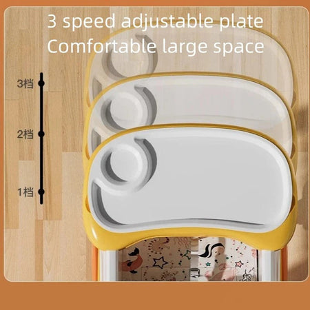 Infantes Baby Detachable Combined Growth Dining Chair - Peach