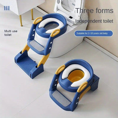 Infantes (L004) 2 in 1 Foldable Potty Training Seat with Ladder Green