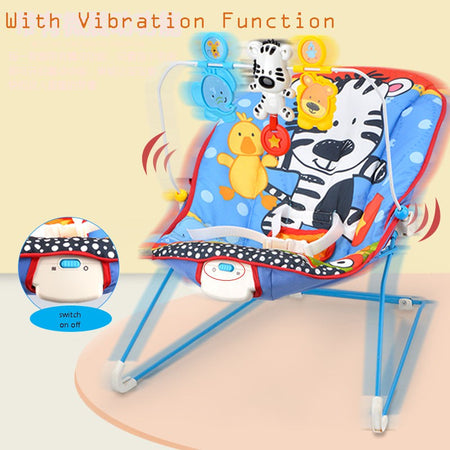Fisher Price Music And Soothe Bouncer Blue