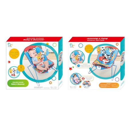 Fisher Price Music And Soothe Bouncer Blue