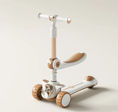 Infantes Airplane Design Kids Scooty with Smooth Ride Wheels