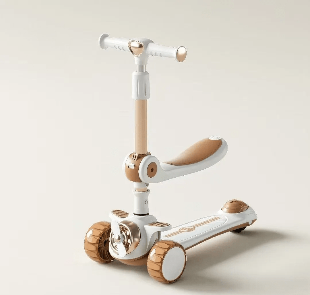 Infantes Airplane Design Kids Scooty with Smooth Ride Wheels