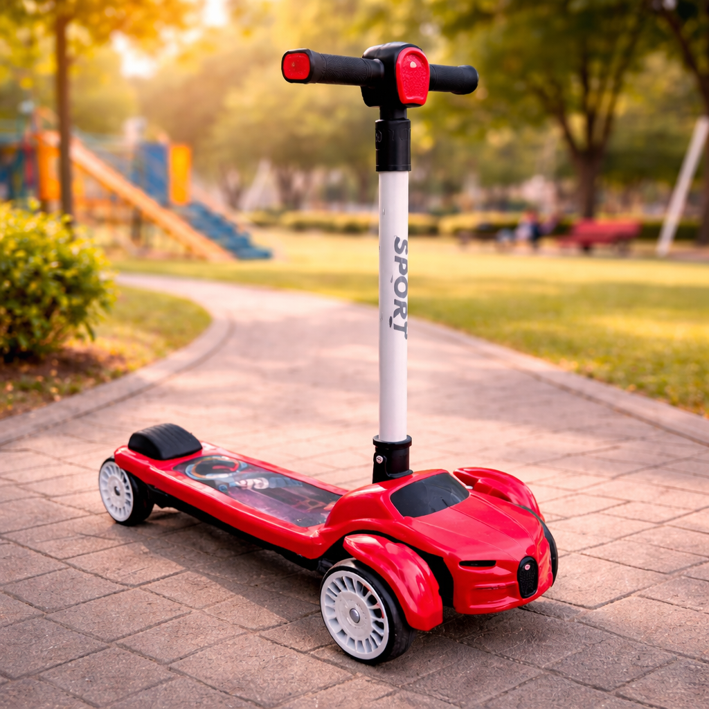 Infantes Car Shape Design Kids Scooty
