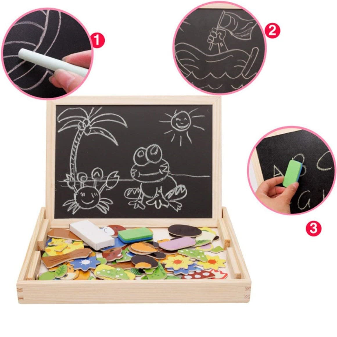 Intelligence Spell Music Series-Magnetic Baby Puzzle Game