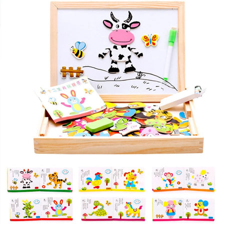 Intelligence Spell Music Series-Magnetic Baby Puzzle Game