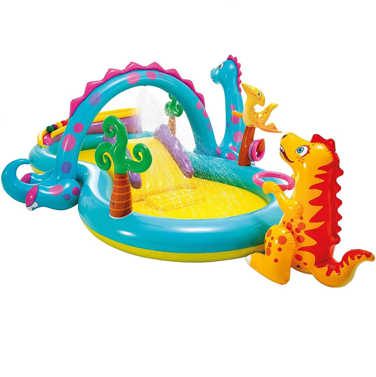 Intex Dino Land Play Center Pool ( 9ft 11in L X 7ft 6in W X 3ft 8in H ) - 57135