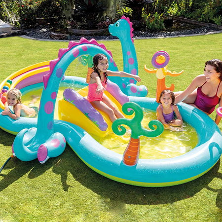 Intex Dino Land Play Center Pool ( 9ft 11in L X 7ft 6in W X 3ft 8in H ) - 57135