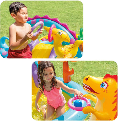Intex Dino Land Play Center Pool ( 9ft 11in L X 7ft 6in W X 3ft 8in H ) - 57135