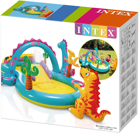 Intex Dino Land Play Center Pool ( 9ft 11in L X 7ft 6in W X 3ft 8in H ) - 57135