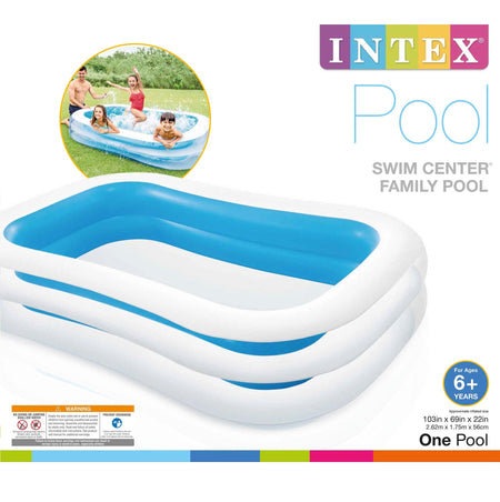 Intex Family Pool ( 103 L x 69 W x 22 H ) Inches - 56483