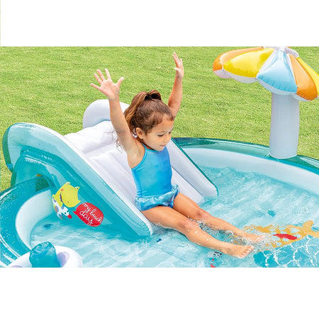 Intex Gator Play Center Fun Pool (6ft 7in L X 5ft 7in W X 2ft 9in H )- 57165