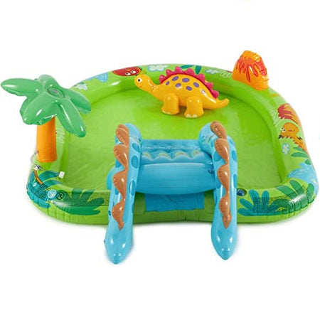 Intex Little Dino Inflatable Play Center Pool ( 6ft 3in L x 5ft W x 1ft 11in H )- 57166