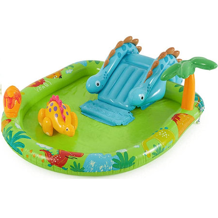 Intex Little Dino Inflatable Play Center Pool ( 6ft 3in L x 5ft W x 1ft 11in H )- 57166