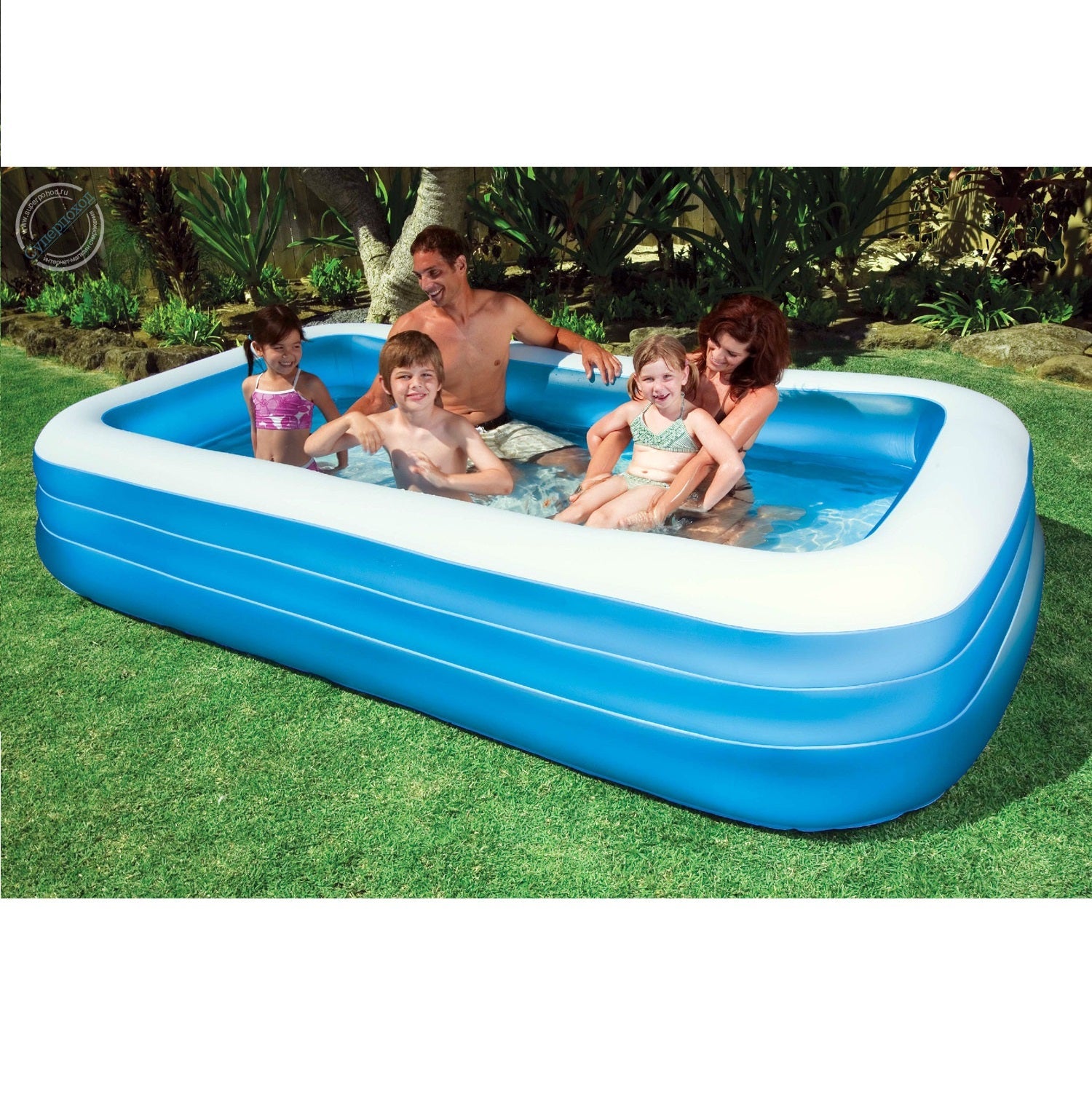 Intex Rectangular Pool (120 L x 72 W X 22 H) Inches - 58484
