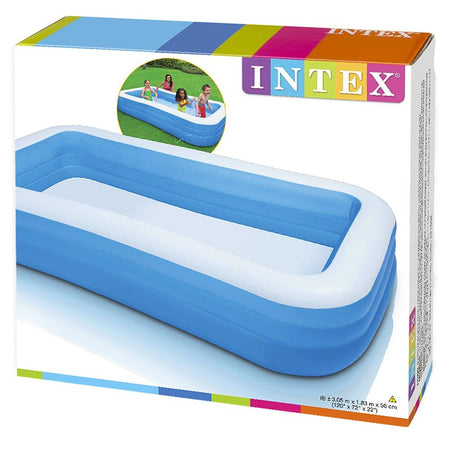 Intex Rectangular Pool (120 L x 72 W X 22 H) Inches - 58484