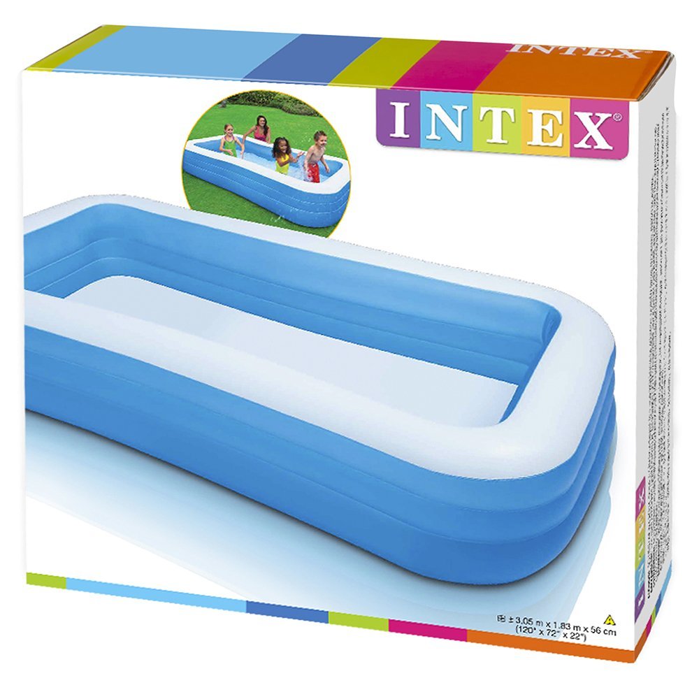Intex Rectangular Pool (120 L x 72 W X 22 H) Inches - 58484