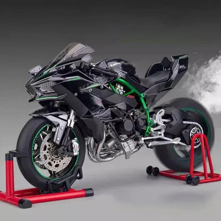 1:6 Scale Kawasaki Ninja H2R Diecast Bike With Smoke Effect