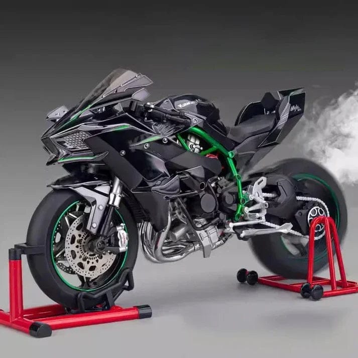 1:6 Scale Kawasaki Ninja H2R Diecast Bike With Smoke Effect