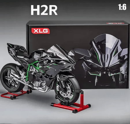1:6 Scale Kawasaki Ninja H2R Diecast Bike With Smoke Effect