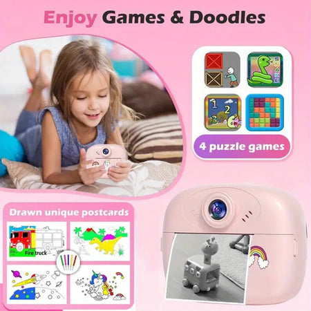 Kids Instant Print Camera (Thermal Printing Camera)
