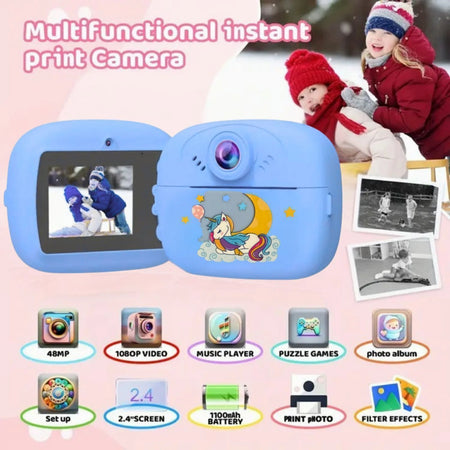 Kids Instant Print Camera (Thermal Printing Camera)