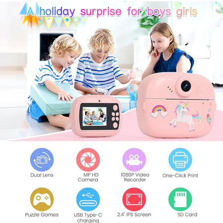 Kids Instant Print Camera (Thermal Printing Camera)