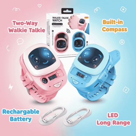 Kids Smart Digital Walkie Talkie Watch (Pack of 2)