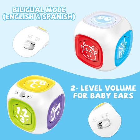 Learning Activity Cube 6-in-1 Sound & Fun Exploration Toy