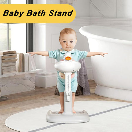 Lovely Duck Bathing Station Helper for Safe Toddler Shower