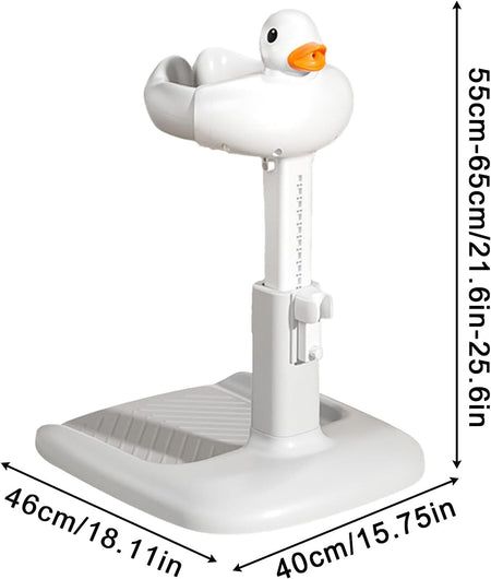 Lovely Duck Bathing Station Helper for Safe Toddler Shower