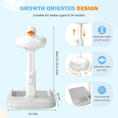 Lovely Duck Bathing Station Helper for Safe Toddler Shower