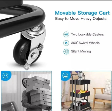 TROLLEY CART WITH WHEELS