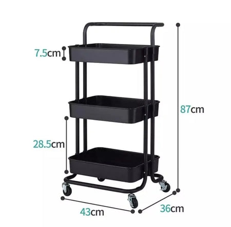 TROLLEY CART WITH WHEELS